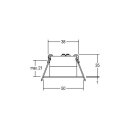 Brumberg 12079023 LED-Lichtpunkt 350 mA 3,3 W BATETO Chrom