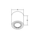 Brumberg 12063173 LED-Anbaustrahler 230 V AC 8 W FERU...