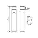 ESYLUX EL10820403 LED DALI Automatik Pollerleuchte aus...