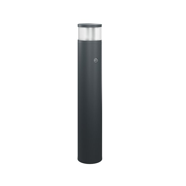 ESYLUX EL10820465 LED DALI Automatik Pollerleuchte mit Lotuseffekt DALI-Bewegungsmelder und integrierter DALI-Spannungsversorgung ALVA BL 940/170 OP 360° 1000 840 MD IR DALI AN Grau