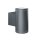 ESYLUX EL10830044 LED Up/Down-Leuchte mit Lotuseffekt ALVA UDL TR 28° 900 830 AN Grau