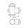 ESYLUX EL10830044 LED Up/Down-Leuchte mit Lotuseffekt ALVA UDL TR 28° 900 830 AN Grau