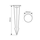 ESYLUX EL10810558 Bodenanker inklusive Adapter für...