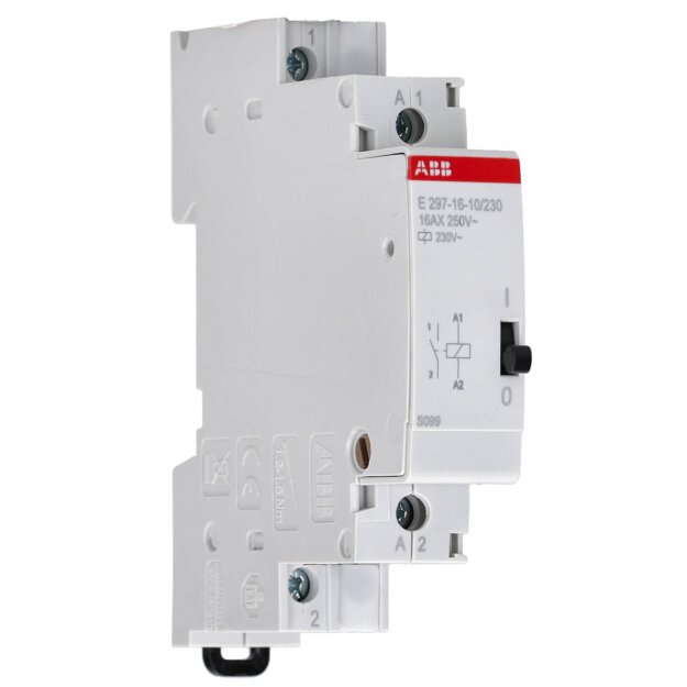 ABB E297-16-10/230 VAC, 16A, 1NO Installationsrelais 2TAZ311000R2011