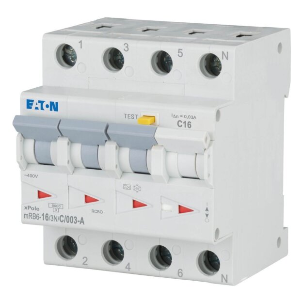 eaton FI/LS-Schalter mRB6-16/3N/C/003-A 120660 (1er)