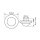 ESYLUX EP10427619 Decken-Präsenzmelder 360° Unterputz Reichweite ca Ø 24 m ESYLUX Light Control Schnittstelle PD-C 360i/24 ELC Weiß
