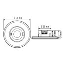 ESYLUX EP10451768 Decken-Präsenzmelder 360°...
