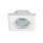 ESYLUX EP10451713 Decken-Präsenzmelder 360° Unterputz Reichweite ca Ø 8 m KNX-Bus PD-FLAT 360i/8 SQUARE WHITE KNX Weiß
