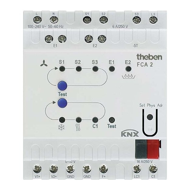 Theben 4920210 Fan Coil Aktorundgerät FCA 2 KNX