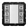 Jung A5073RFTSM KNX RF Funk-Wandsender-Modul 3fach Serie A