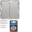 Berker 85656224 KNX-Funk Wandsender 2-fach flach...