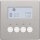 Berker 85745124 KNX-Funk Jalousie-Schaltuhr quicklink Q.1/Q.3 Alu samt lackiert