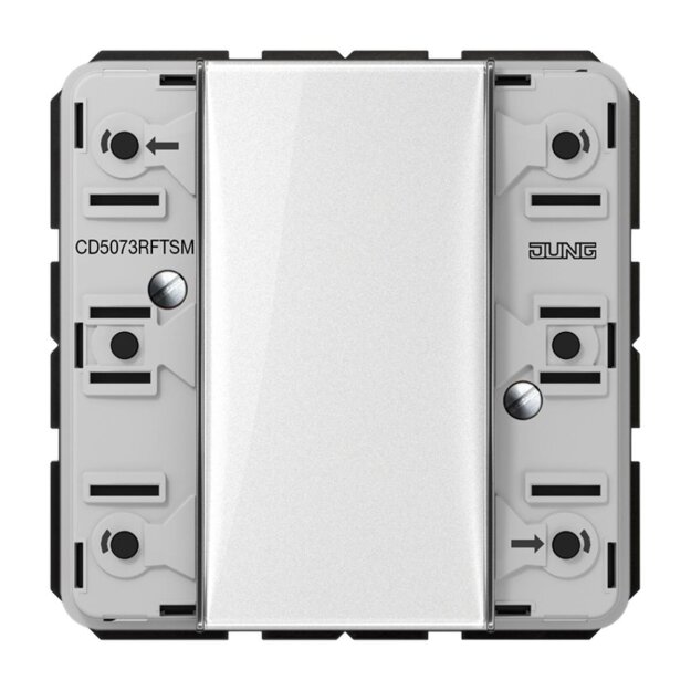 Jung CD5073RFTSM KNX RF Funk-Wandsender-Modul 3fach (Thermoplast bruchsicher) Weiß Serie CD