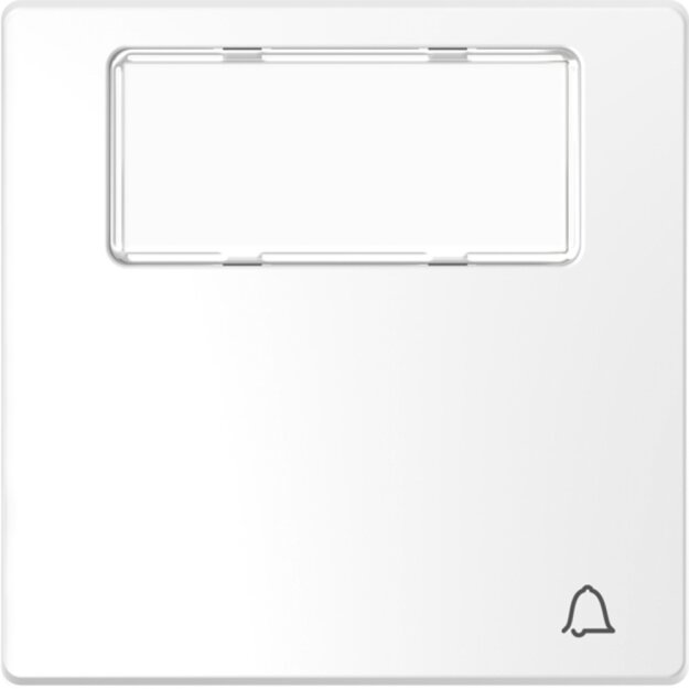 Merten MEG3365-6035 Wippe mit Schriftfeld und Kennzeichnung Klingel Lotosweiß System Design