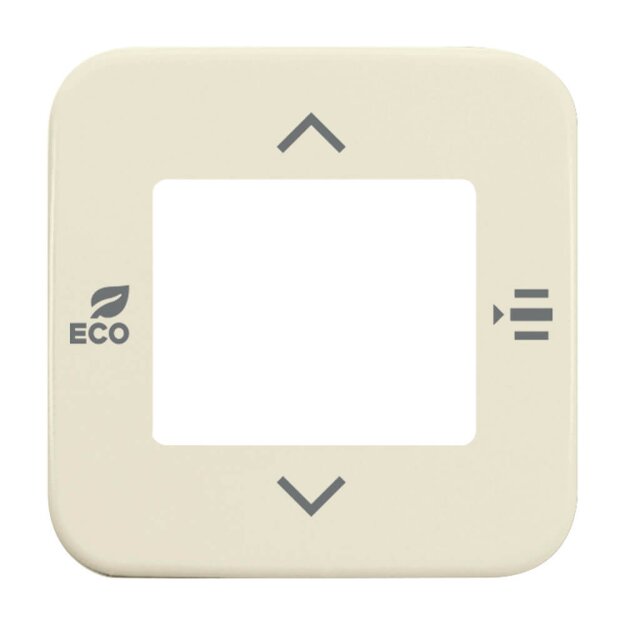 Busch-Jaeger 6109/03-212 Zentralscheibe für Raumtemperaturregler oder Raumtemperaturregler mit CO2/Feuchte (Kunststoff) Weiß Busch-Installationsbus® KNX 2CKA006155A0032
