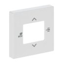 Busch-Jaeger 6109/03-84 Zentralscheibe für Raumtemperaturregler oder Raumtemperaturregler mit CO2/Feuchte (Kunststoff) Studioweiß Busch-Installationsbus® KNX 2CKA006155A0044