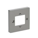 Busch-Jaeger 6109/03-866 Zentralscheibe für Raumtemperaturregler oder Raumtemperaturregler mit CO2/Feuchte (Edelstahl) Edelstahl Busch-Installationsbus® KNX 2CKA006155A0050