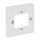 Busch-Jaeger 6109/03-884 Zentralscheibe für Raumtemperaturregler oder Raumtemperaturregler mit CO2/Feuchte (Kunststoff) Studioweiß Busch-Installationsbus® KNX 2CKA006155A0045