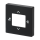 Busch-Jaeger 6109/03-885 Zentralscheibe für Raumtemperaturregler oder Raumtemperaturregler mit CO2/Feuchte (Kunststoff) Schwarz Busch-Installationsbus® KNX 2CKA006155A0046