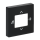 Busch-Jaeger 6109/03-885 Zentralscheibe für Raumtemperaturregler oder Raumtemperaturregler mit CO2/Feuchte (Kunststoff) Schwarz Busch-Installationsbus® KNX 2CKA006155A0046