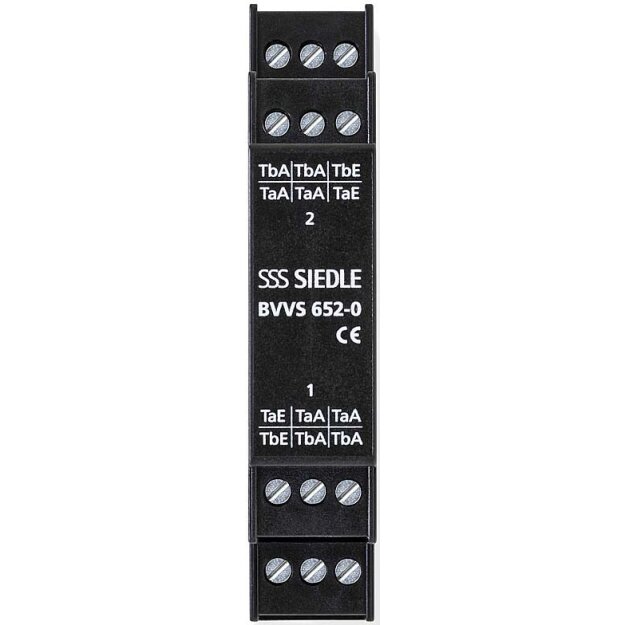 Siedle BVVS 652-0 Bus-Video-Verteiler 200049630 Schwarz