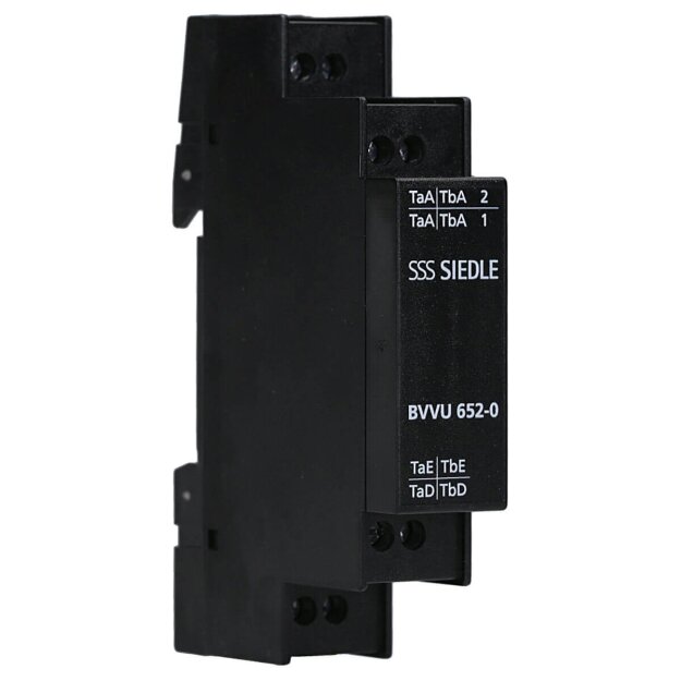 Siedle BVVU 652-0 Bus-Video-Verteiler 200049631 Schwarz