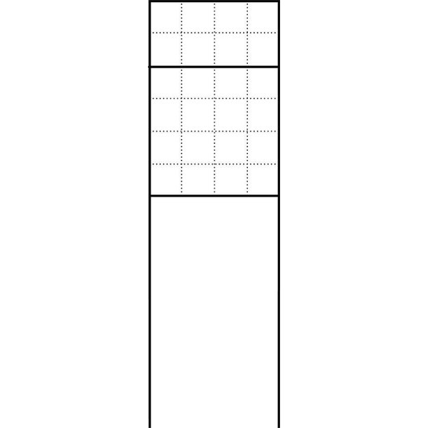 Siedle BG/SR 611-4/6-0 AG Briefkasten mit Standrohren 210005009 Anthrazitgrau