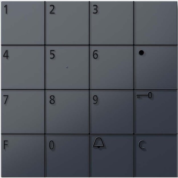 Siedle COM 611-02 AG Codeschloss-Modul 210004914 Anthrazitgrau