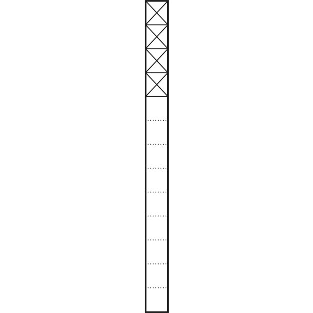 Siedle KSF 613-4 AG Kommunikations-Stele 210005048 Anthrazitgrau