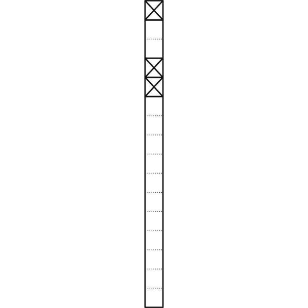 Siedle KSF 616-1/2 AG Kommunikations-Stele 210005049 Anthrazitgrau