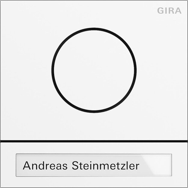 Gira 5565902 Türstationsmodul System 106 Verkehrsweiß(lackiert)
