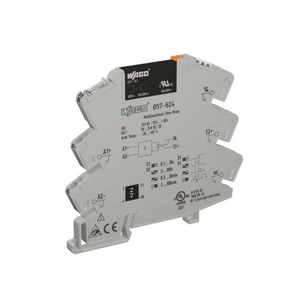 WAGO Kontakttechnik Multifunktionszeitrelais 857-624