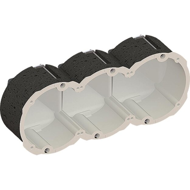 Kaiser 9499-77.03 Brandschutz Quickbox Maxi HWD 90 3x1 Ø83mm für Brandschutzwände EI30-EI90 205 x 83 x 73.5 mm