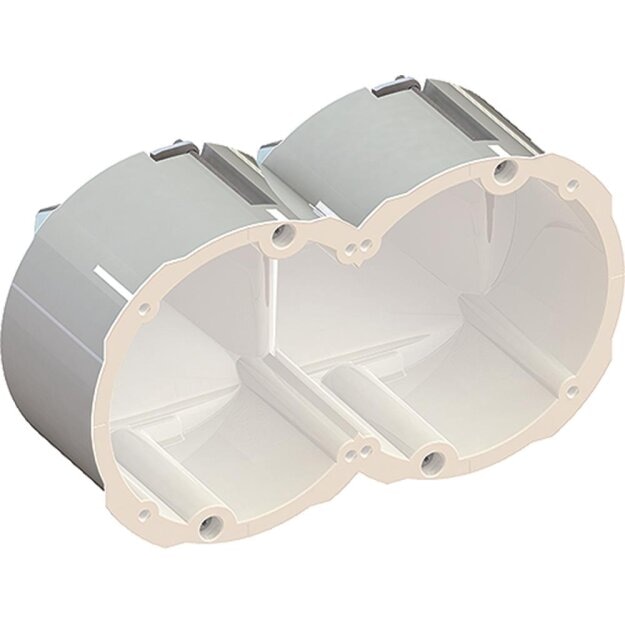 Kaiser 9799-77.02 Quickbox Maxi Schallschutzdose 2x1 Ø83mm,f.Schallschutzwände der Klasse A* 145 x 83 x 73.5 mm