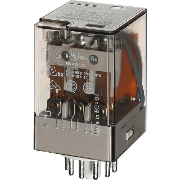 Finder Ind-Rel.LED11pol.230VAC 3W 60.13.8.230.0050 (1er)