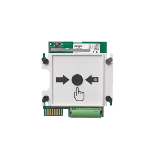 Hager TG559B Austauschmodul für Funk-Druckknopfmelder TG558B Alarmstopp
