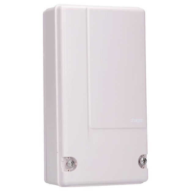 Hager TRE202 Funk AP Ausgang 2-fach IP55 10A quicklink