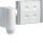 Hager TRE600 Funk- Außenbewegungsmelder IP55 mit LED- Strahler quicklink Weiß