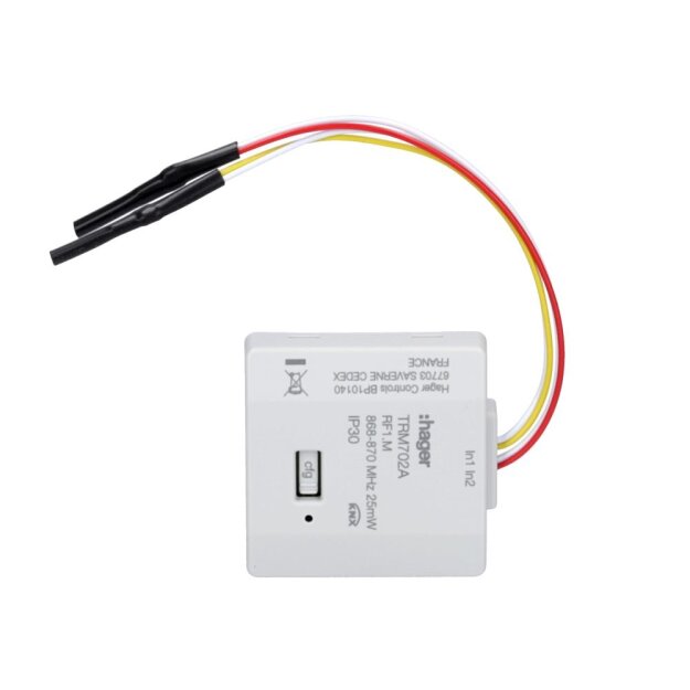 Hager TRM702A Funk UP Binäreingang 2-fach Batterie