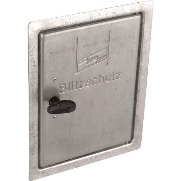 Dehn 476001 Revisionstür St/tZn mit Vierkantschlüssel Aussenmaß 230x180mm RTUP 230X180 VKS STTZN