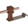 Dehn 204239 Dachleitungshalter DEHNsnap NIRO/K-braun H 36mm Rd 8mm m. Strebe f. Ziegelfalze