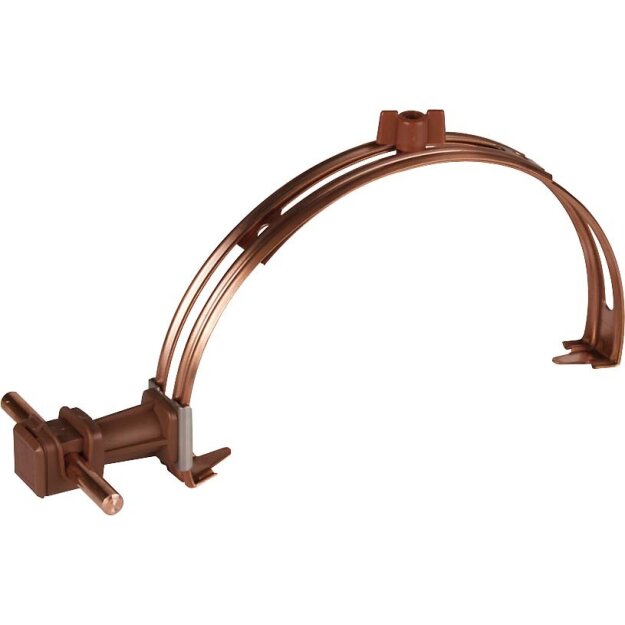 Dehn 204127 Dachleitungshalter verstellb. NIRO/galCu m. DEHNsnap H 36mm K-braun f. Rd 8mm