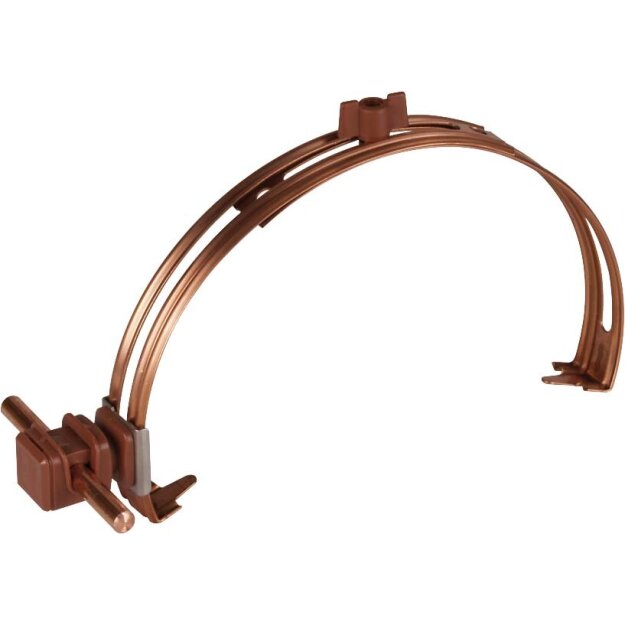 Dehn 204107 Dachleitungshalter verstellb. NIRO/galCu m. DEHNsnap H 16mm K-braun f. Rd 8mm