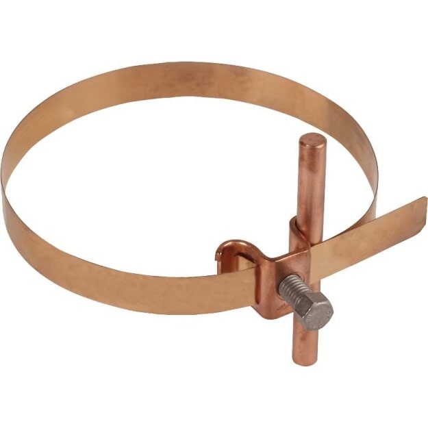 Dehn 200027 Leitungshalter für Rd 6-8mm Cu/Bronze für Regenfallrohre D 50-120mm LH 6.8 SB50.120 SPSM8 CU