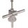 Dehn 250000 Leitungshalter DEHNfix St/tZn-K-grau für Rd 6-10mm H 30mm mit Schlagdübel 8x45 LH DFI DQ 6.10 STTZN H30 GR
