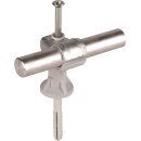 Dehn 252000 Stangenhalter DEHNfix St/tZn-K-grau für...