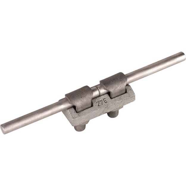 Dehn 302010 KS-Verbinder Zamak-Stahl/tZn für Rd 7-10mm zweiteilig Abstand 30mm KSV 2X7.10 STTZN