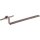 Dehn 202902 Dachleitungshalter DEHNQUICK NIRO für Rd 6-10mm mit Strebe L 260mm DLH DQ 6.10 H55 L260 V2A