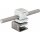 Dehn 204069 Dachleitungshalter PLATTENsnap Niro 4-6 mm m. DEHNsnap H 16mm K-grau f. Rd 8mm