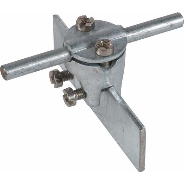 Dehn 365000 Falzklemme ZG Klemmbereich 0,7-6mm mit Zweischrauben-Überleger für Rd 7-10mm FK ZS 7.10 KBF0.7 6 ZG